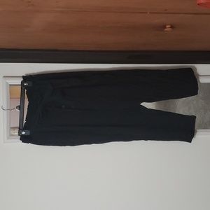 Black elastic pants